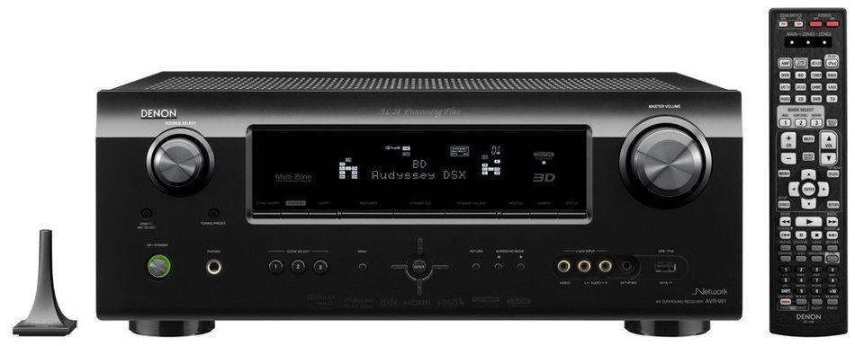 Denon AVR-991 7.2-Channel Networking Multi-Source/Multi-Zone A/V Home Theater Receiver with HDMI 1.4a supporting...