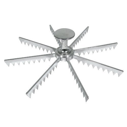 Royal Industries Pie Marker/Cutter, Aluminum, 8 Cut, Silver