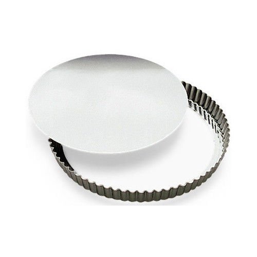 Norpro 3721 11" Durable Tin Quiche Tart Pan With Removable Base