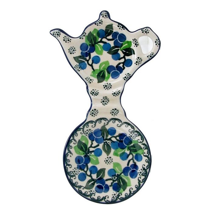 Polish Pottery Handmade 8'' Cup and Teabag Holder Boleslawiec Poland ...