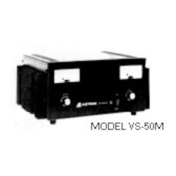 ADJUSTABLE 50 AMP V/A METERS