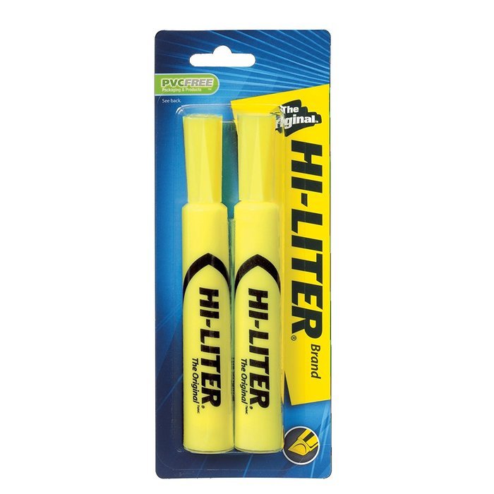 HI-LITER Desk Style, Blue, Box of 12 (24016) N16