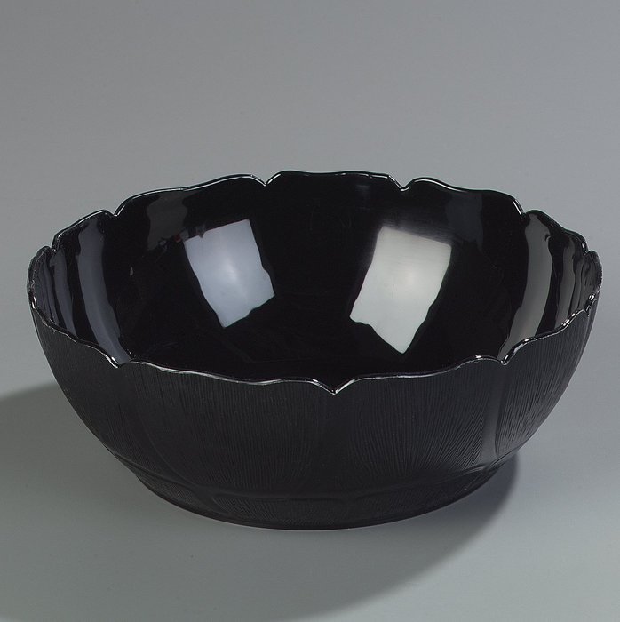 Carlisle 691703 Petal Mist Polycarbonate Bowl, 9.8 qt. Capacity, 15 x 5.18", Black (Case of 4) N7