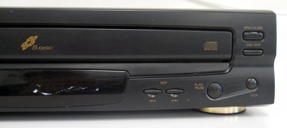 Symphonic CD-5001 5 Disc Automatic CD Compact Disc Player Changer w/ 8 Times Oversampling N5