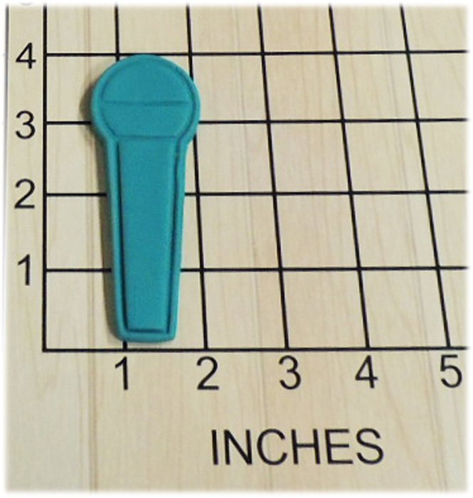 Singer Microphone Fondant Cookie Cutter and Stamp #1376 N2