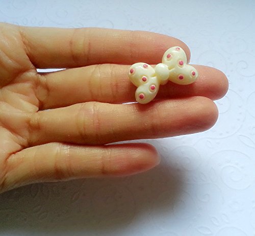 Silicone Mold 3D Minnie Mouse Bow (24mm) - Fondant Chocolate Candy Cupcake Mould N2