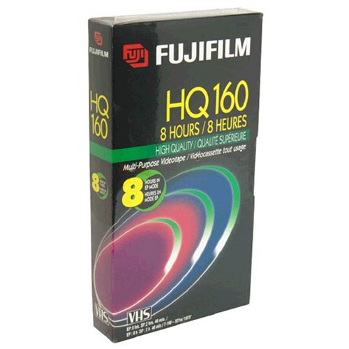 Fuji 23021161 Standard Grade Vhs Video Tape (8 Hrs.)