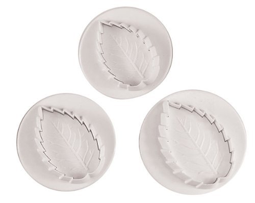 Fox Run 67052 Rose Leaf Fondant Plunger Cutters