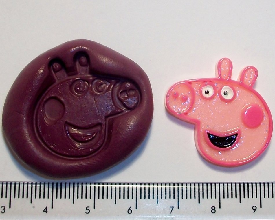 Silicone Mould Peppa Pig Icing Cake Cupcake Decoration