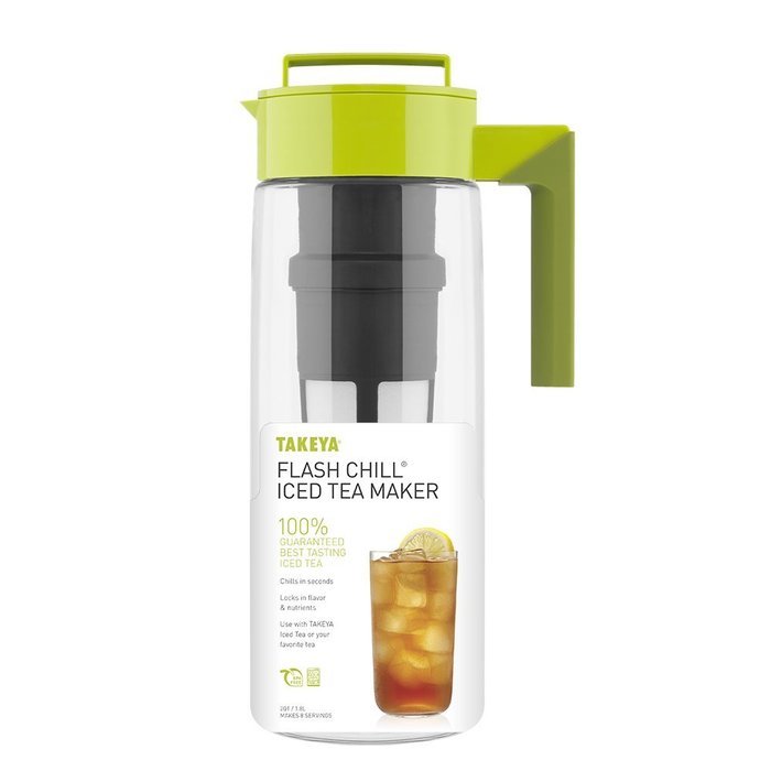 Takeya Flash Chill Iced Tea Maker (2 Quarts Avocado) N26