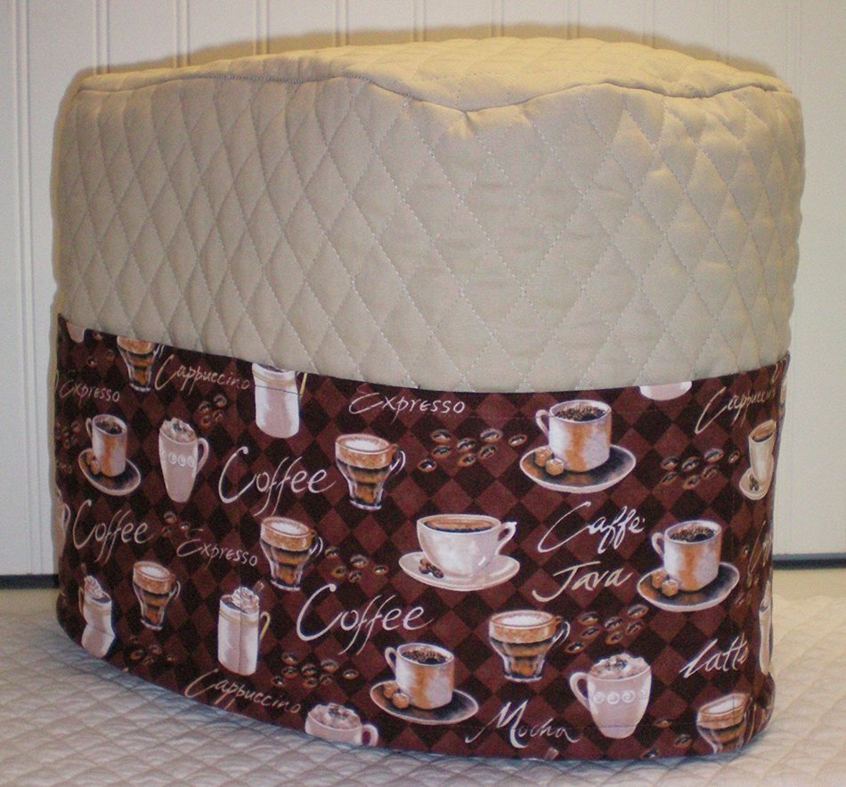 Quilted Coffee Keurig B70 K75 K79 Platinum Plus Brewing System Cover (Tan) N2