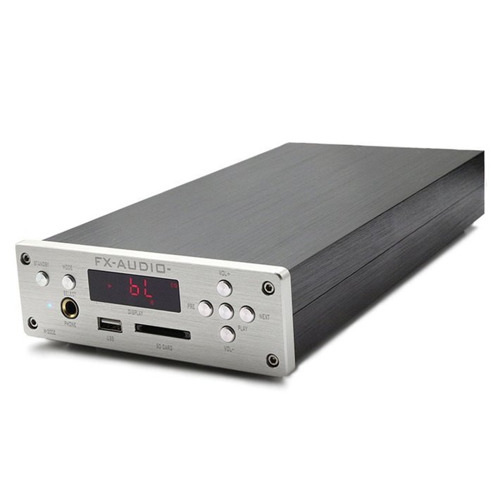 FX Audio M-200E Hi-Fi SD Card Mini Amplifier (Silver) N5