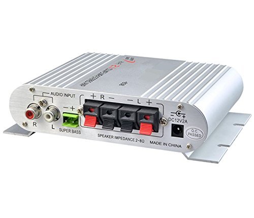 Generic 12V DC Mini Hifi Audio Power Amplifier Booster 2.1CH Super Bass MP3 Stereo for Car Phone PC Home