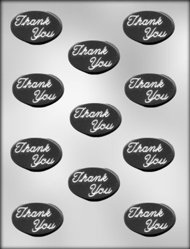 CK Products Oval Thank You Mint Choc Mold