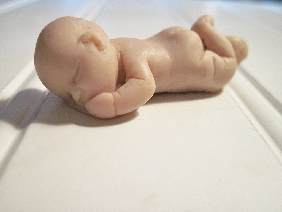 Silicone Mold Baby "Casey" Mold Handmade Supply 2 Inches N2