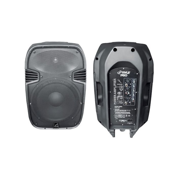 PylePro 800 Watts 12" Powered 2 Way Plastic Molded Speaker System