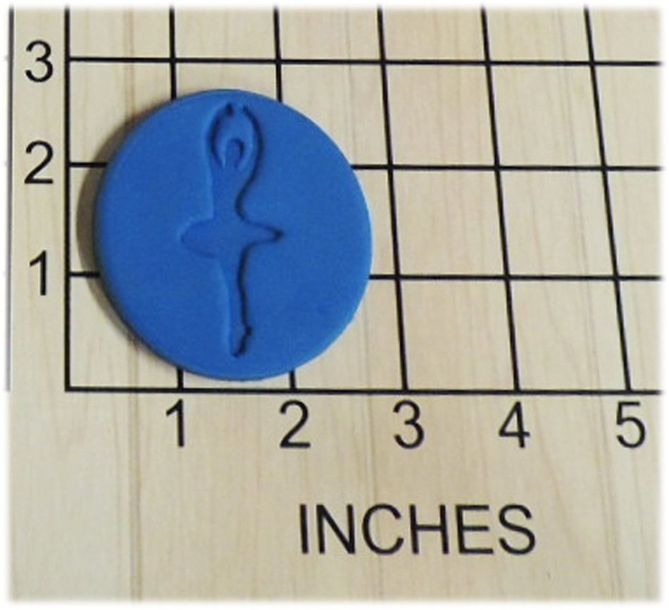 Twirling Ballerina Silhouette Fondant Cookie Cutter and Stamp #1319