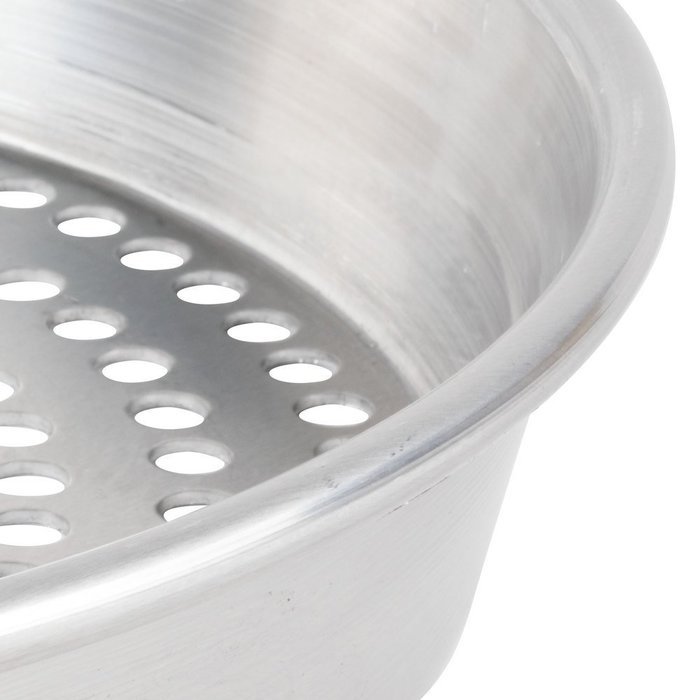 American Metalcraft HA90082SP 8" x 2" Super Perforated Heavy Weight Aluminum Tapered / Nesting Pizza Pan