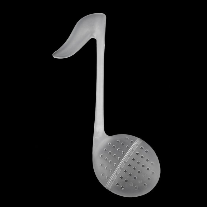Puraid(TM) 10 pcs Hot Music Note Fashion Convenience Tea Strainer Spoon Teaspoon Infuser Filter New N2