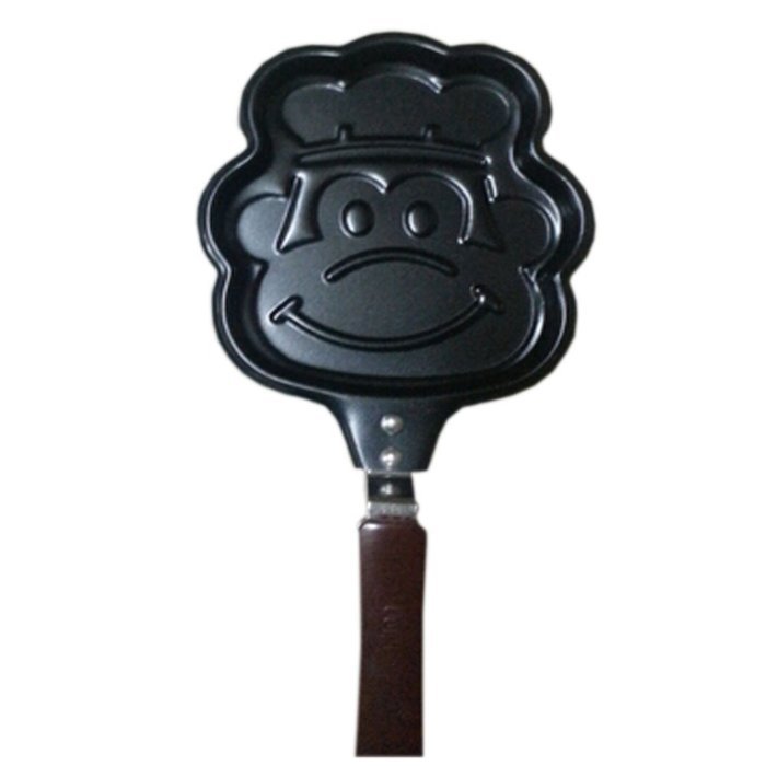 Funny Monkey Mini Poached Egg Pan Nonstick Cast Iron Skillet/Cake Pan(6.35.5'')