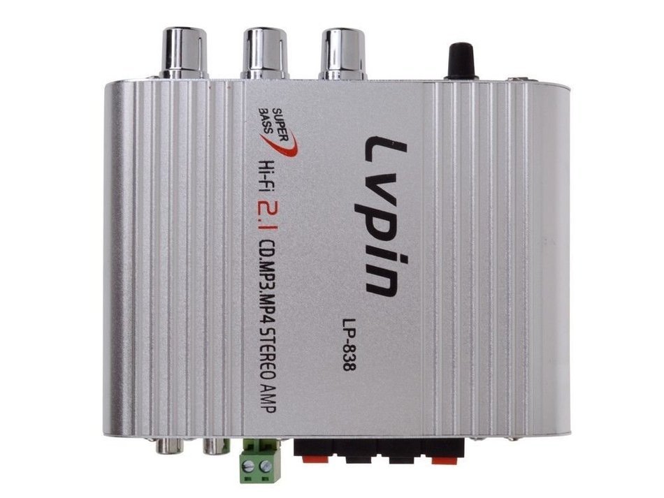 200W 12V Mini Hi-Fi Car Amplifier Booster Radio MP3 Stereo for Motorcycle Home N7