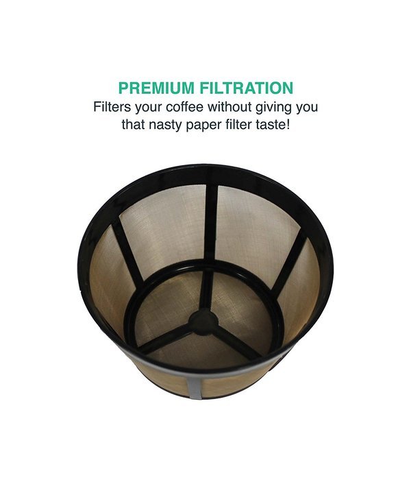 Bunn Replacement Washable Basket Coffee Filter Fits Models:BX, BTX, GRX, NHB, NHS, ST, HG & HT, Designed & Engineered... N4