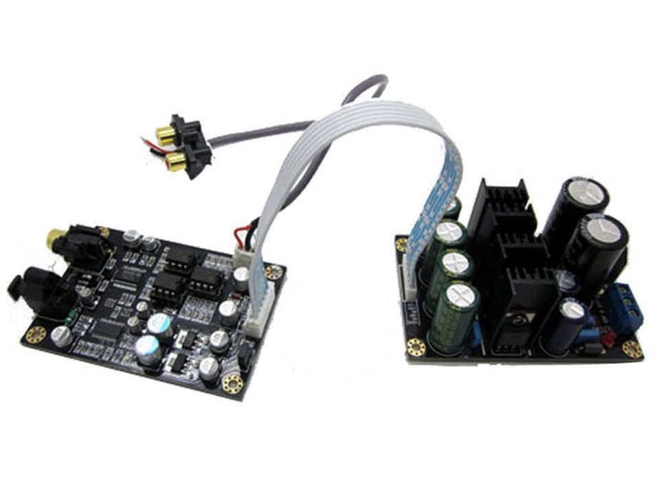 DAC Stereo Decoder CS8416+PCM1798 Full Assembled Kit-Lampucera 24Bit/192KHz Coaxial and Optical Digital input