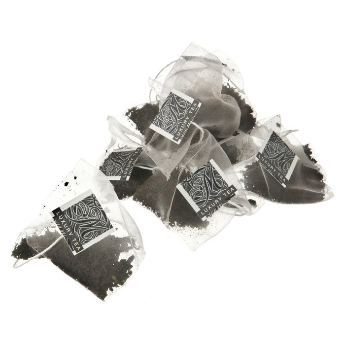 Metropolitan Tea 200 Count Pyramid Shaped Teabags, Organic English Breakfast Tea N5