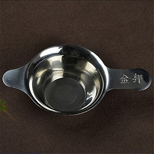 Roto - 2pcs/lot of Quality Stainless Mental Tea Strainer Chinese Kung Fu Tea Set Service Tools Infuser Filter