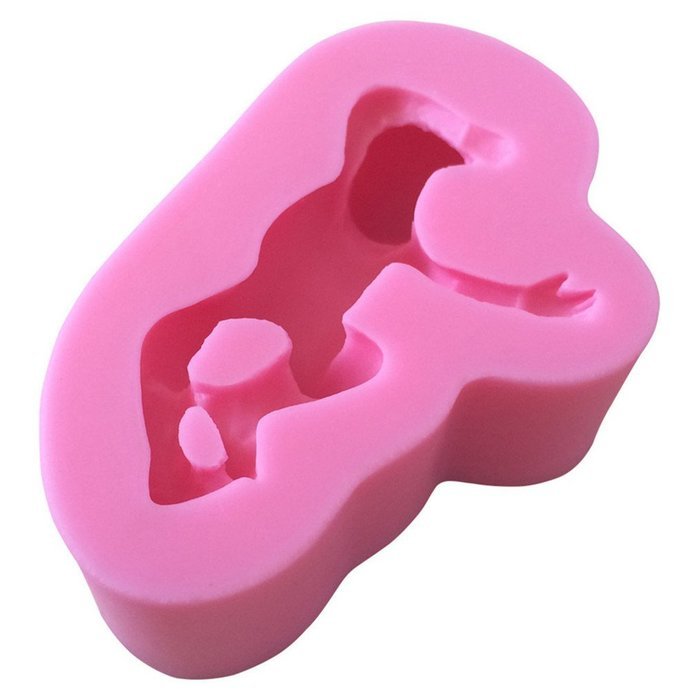 FLYMOR 3D Sleeping Baby Mold Silicone Fondant Tools For Cake Decorating,Pink N2