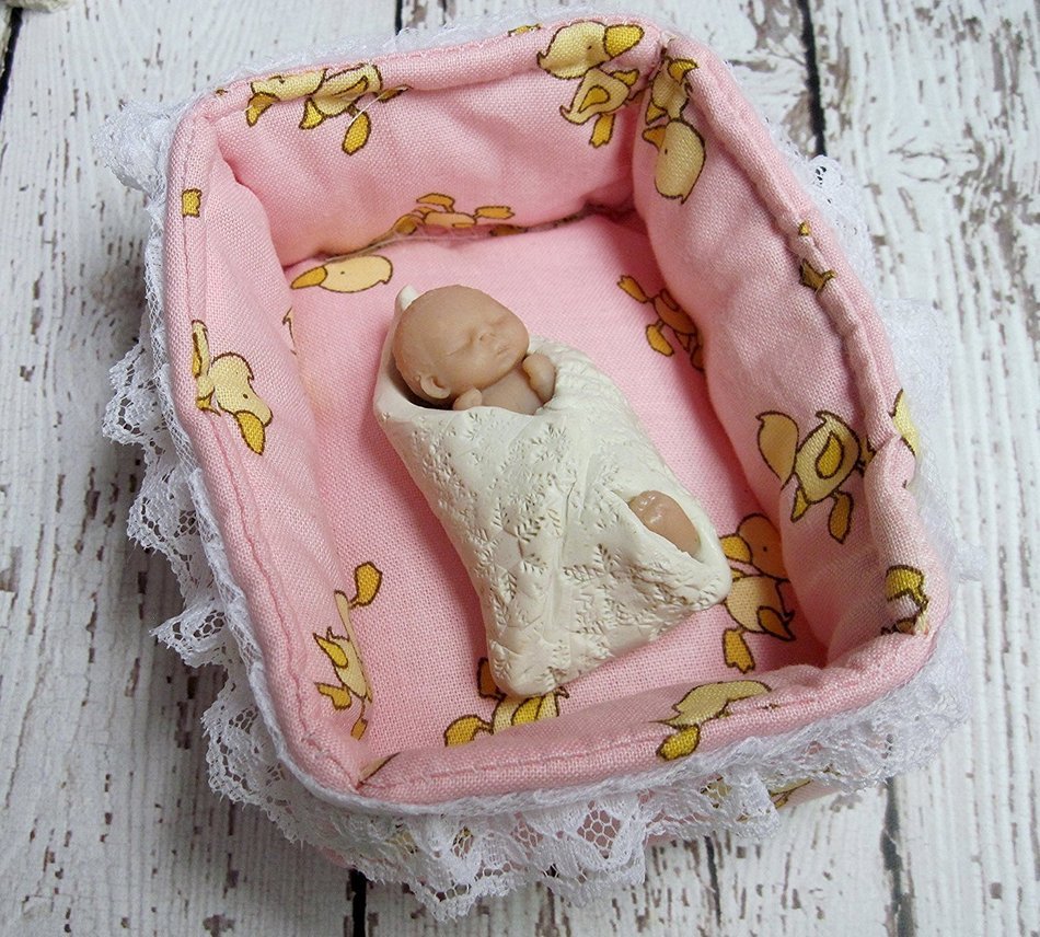 Silicone Mold for Baby "Bambino" Handmade Supply 2 Inch N5