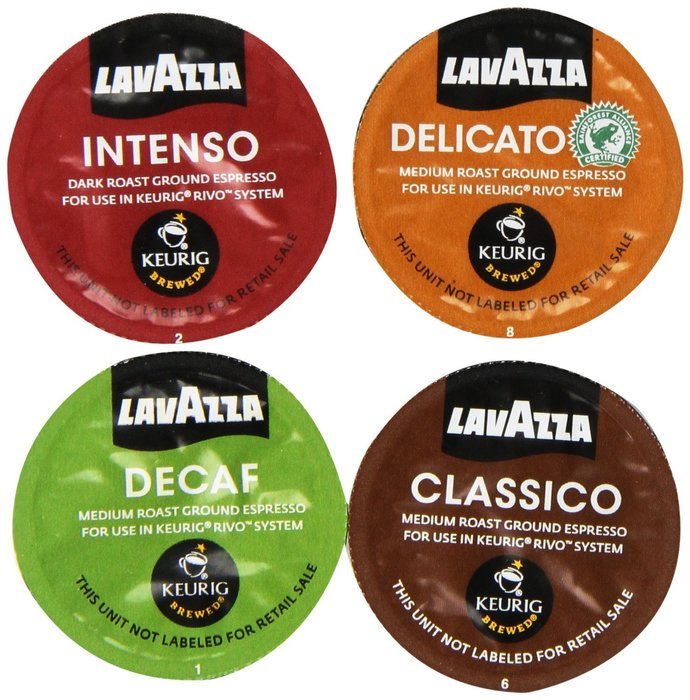 Keurig Rivo Espresso, Cappuccino & Latte System, With 12 Pack Lavazza Sampler N4