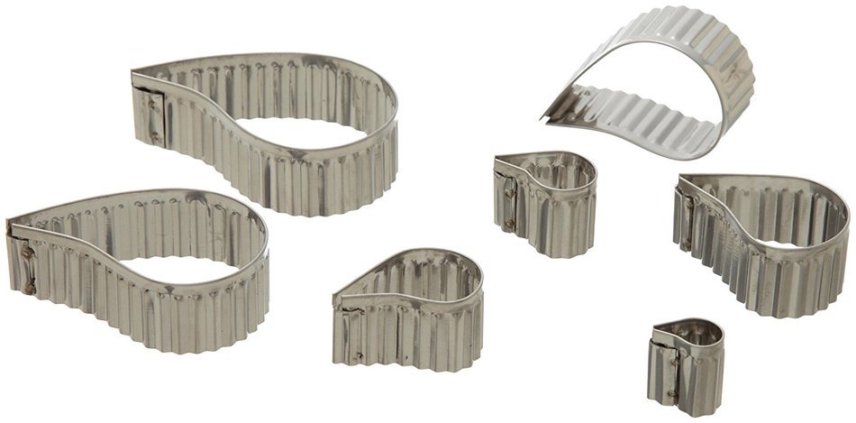 Ateco Fluted Comma Cutter Set