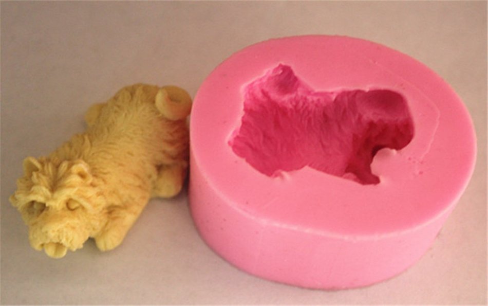 Animal Pet Dog Silicone Cake Mould Fondant Sugar Craft Chocolate Decorate Tool