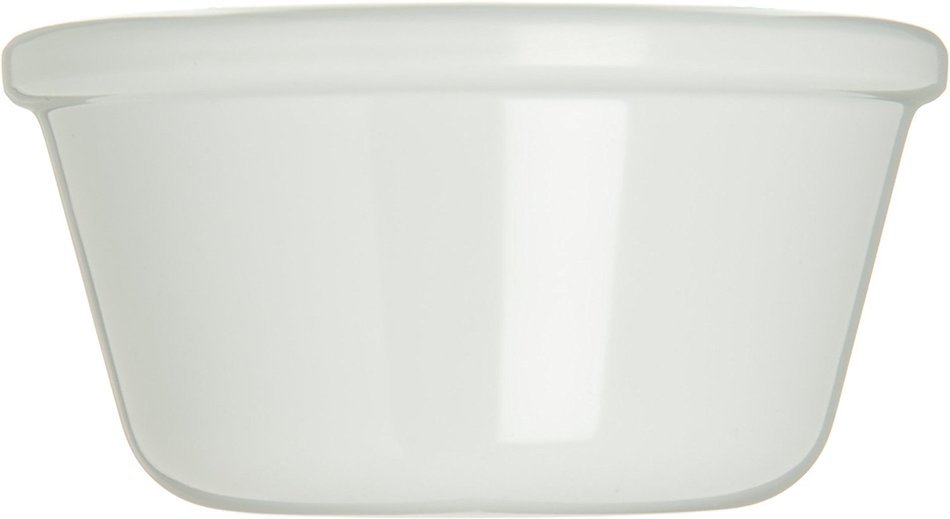 Carlisle S28002 Melamine Smooth Ramekin, 3-Ounce Capacity, 1.43" Height, White (Case of 48) N6