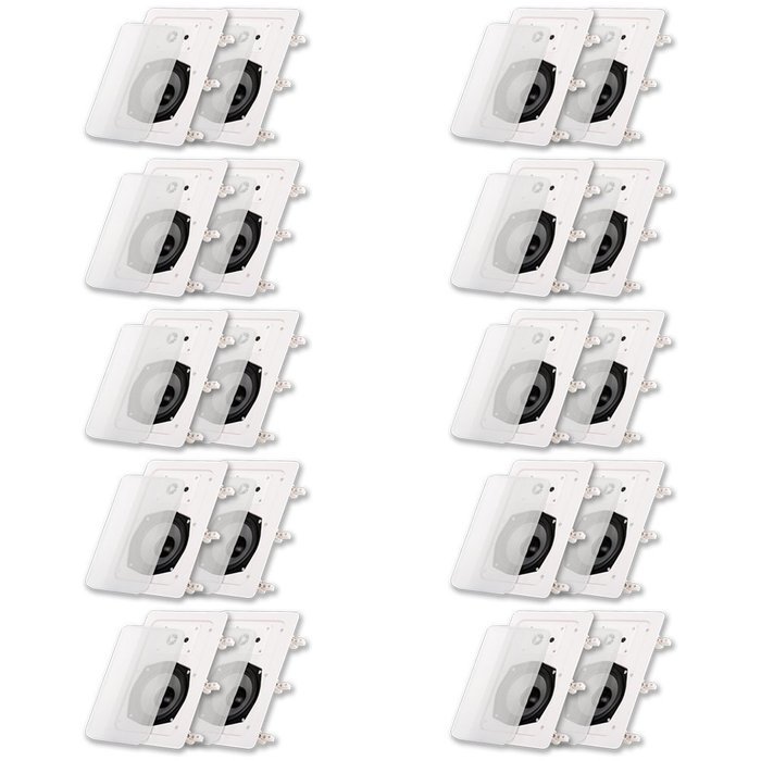 Acoustic Audio CS-IW530 In Wall Speakers 3 Way Home Theater 5000 Watt 10 Pair Pack CS-IW530-10PR