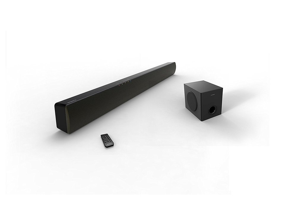 Magnavox MSB4550 40-Inch Sound Bar Speaker with Wired Sub Woofer N5