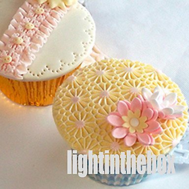 Y&XL&H Daisy Texture Grain Printing Baking DIY Silicone Chocolate Sugar Cake Mold N3
