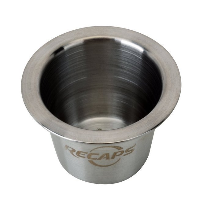 RECAPS Stainless Steel Refillable Nespresso Capsule Reusable Coffee Capsule1 + Stainless Steel Coffee Tamper1+... N5