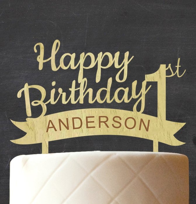 "50 Fabulous" Custom Wedding Anniversary, Birthday Cake Topper Personalized Rustic Woodn Cake Topper 7"-8" Inches... N18