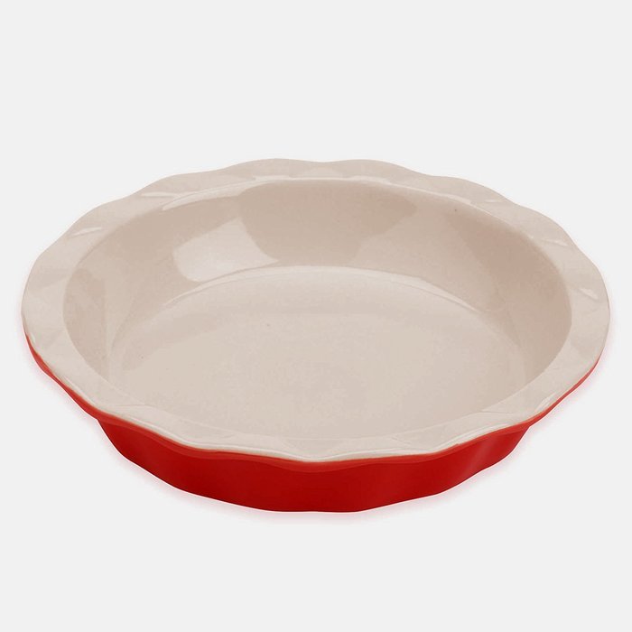Anchor Hocking Ceramic Pie Plates 9-Inch, Purple N2