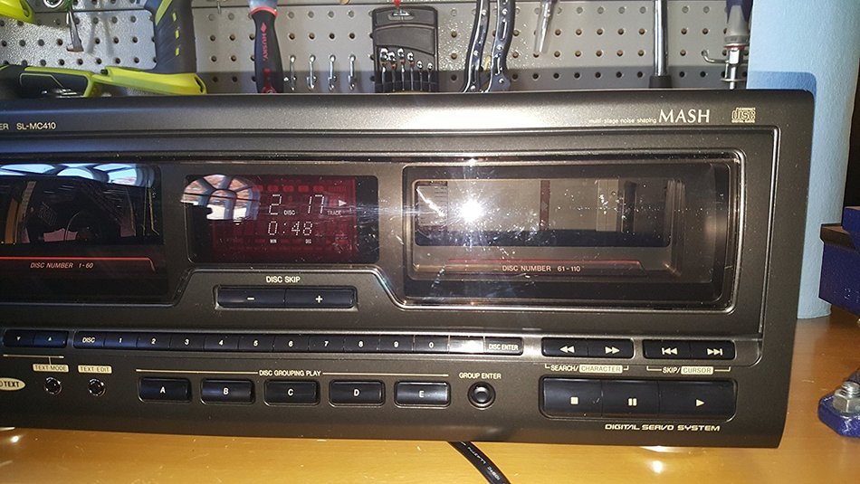 TECHNICS SL-MC410 110 + 1 CD CHANGER 1 BIT MASH DIGITAL CONVERTER N7