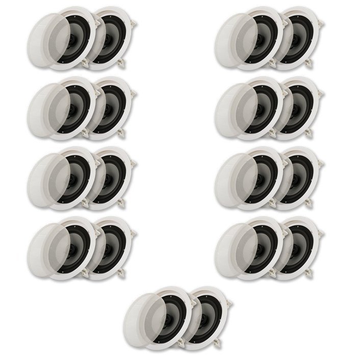 Acoustic Audio CS-IC82 In Ceiling 8" Speaker 9 Pair Pack 5400W CS-IC82-9PR