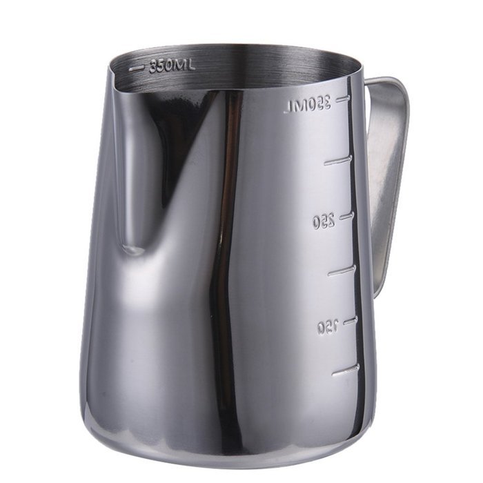 Samber 900 ML Steaming Pitcher Stainless Steel Milk Coffee Latte Frothing Garland Cup (with Volume Markings) N5
