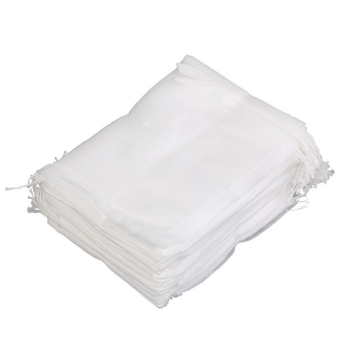 BQLZR Disposable String Drawstring Empty Seal Spice Herbal Filter Paper Herb Loose Tea Bags 10 x 12cm Pack of... N4