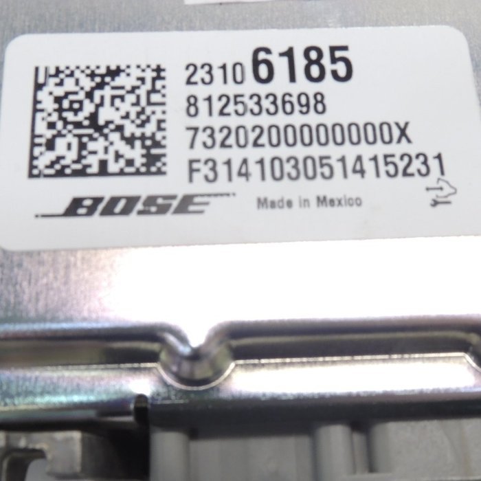 2014 Chevy Impala Bose Premium Audio Amplifier w/o Noise Control 23106185 N2