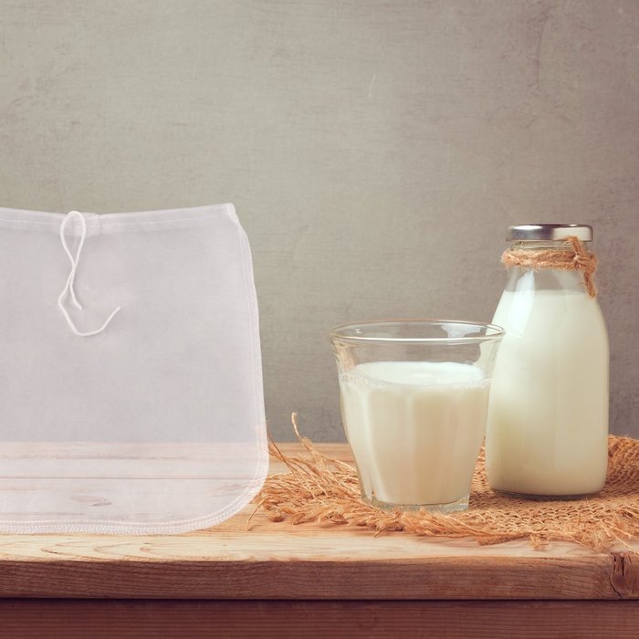 Superior Quality Nut Milk Bag - Reusable Almond Milk Bag and All Purpose Strainer, 12 inch by 12 inch, 2 Bags... N5