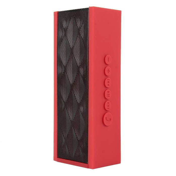 XC-X12 water cube 6key multi-functional voice bluetooth speaker -RED N4