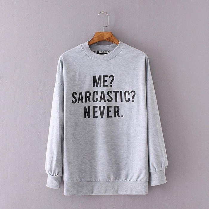 Pullover Tops,Morecome Women Ladies Letter Print Long Sleeve Sweatshirt Loose Blouse N22