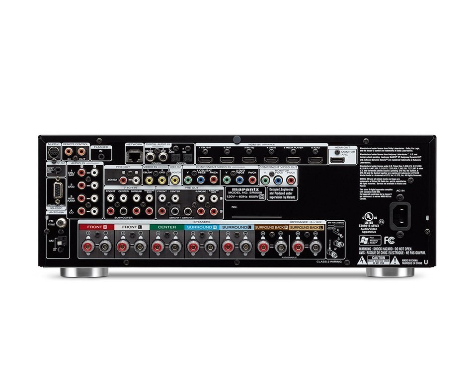 Marantz SR5008 7.2-Channel 1080P and 4K Ultra HD Pass Through, Networking Home Theater Receiver with AirPlay (... N8